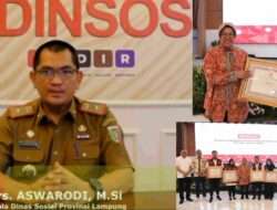 Korwil PKH Lampung Slamet Riyadi Terima Penghargaan dari Kemensos RI, Kadis Sosial Lampung Aswarodi: Selamat dan Terus Berinovasi
