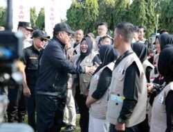 Gubernur Arinal Hadiri Apel Siaga Pengawasan Masa Tenang dan Pemungutan Penghitungan Suara pada Pemilu 2024