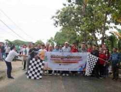 Kanwil Kemenkumham Lampung Gelar Olahraga Bersama di Griya Abhipraya