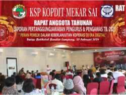 RAT Tahun Buku 2023 KSP Kopdit Mekar Sai Angkat Tema Peran Pemilik Dalam Keberlanjutan Koperasi di Era Digital