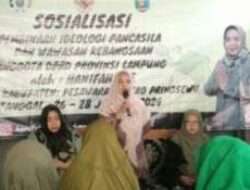 Anggota Komisi II DPRD Provinsi Lampung Sosialisasi Pembinaan Ideologi Pancasila