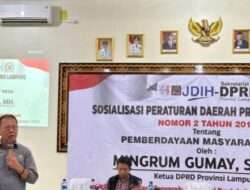 DPRD Lampung Didesak Pemuda Karang Taruna Se-Kecamatan Kalirejo