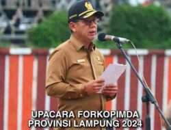 Upacara Formopimda, Ketua DPRD Lampung jadi Inspektur