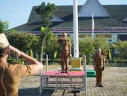PJ Bupati Pringsewu Marindo Pimpin Apel Usai Libur Lebaran