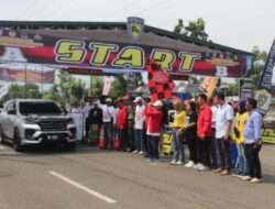 Ratusan Peserta Ikuti Kejuaraan Dragrace dan Dragbike 2024 di Pringsewu