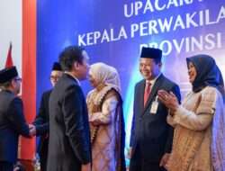 Pj. Bupati Pringsewu Hadiri Upacara Pengukuhan Kepala Perwakilan Bank Indonesia Provinsi Lampung