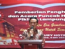 Pj. Bupati Pringsewu Hadiri Puncak HUT Ke-13 Pikiran Lampung