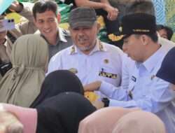 Pj. Bupati Pringsewu Tinjau Gerakan Pangan Murah