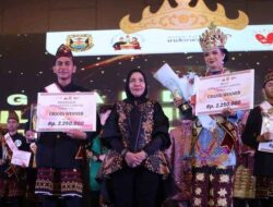 Wali Kota Bandar Lampung Hj. Eva Dwiana menghadiri Acara Grand Final Muli Mekhanai Tahun 2024