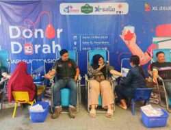 Karyawan XL Axiata Gelar Donor Darah di Pekanbaru