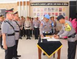 Dua Jabatan di Lingkungan Polresta Bandar Lampung Diserahterimakan