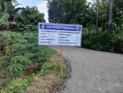 Pekon Way Ngison Realisasikan Pembangunan Lapisan Penetrasi (LAPEN) sepanjang 601 meter