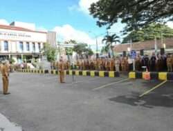 Direktur RSUD Abdul Moeloek Lukman Pura Pimpin Apel Pasca Lebaran, Ajak Tingkatkan Pelayanan