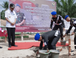 Puspomad Bangun Monumen Perjuangan Polisi Militer di Pringsewu