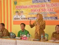 Pemkab Lamteng Gelar Sosialisasi Pendataan, Verifikasi, dan Validasi Pensasaran Percepatan Penghapusan Kemiskinan Ekstrem (P3KE) di Kabupaten Lampung Tengah tahun 2024