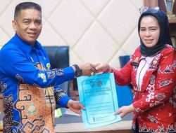 Kadis Kominfotik Lamteng Pimpin Sertijab Sekretaris Dinas