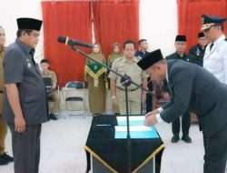 Bupati Lamteng Hadiri Pelantikandan Pengambilan Sumpah Jabatan Pejabat Administrator, Pengawasan dan Fungsional di Lingkungan Pemerintah Kabupaten Lampung