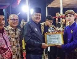 Bupati Lampung Tengah Musa Ahmad menghadiri acara Pagelaran Gebyar Wayang Kulit Millineal