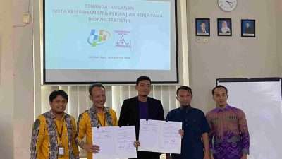 Penandatanganan Nota Kesepahaman dan Perjanjian Kerja Sama Pojok Statistik: BPS Pringsewu dan UAP