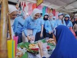 Jihan Nurlela Belanja di Pasar Cimeng, Pedagang Sampaikan Harapan