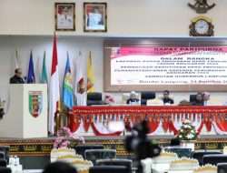 Pj. Gubernur Bersama Ketua DPRD Provinsi Lampung Tandatangani Persetujuan Bersama Peraturan Daerah Tentang Perubahan APBD 2024