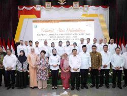 Jusuf Kalla Lantik Pengurus PMI Provinsi Lampung 2025–2030, Purnama Wulan Sari Resmi Jadi Ketua