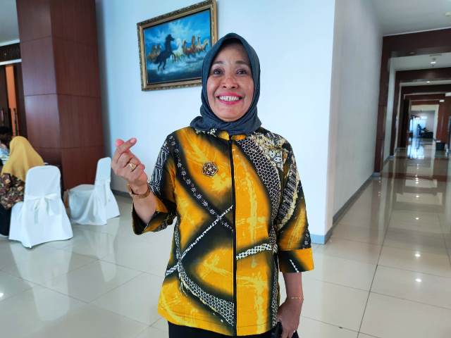 Sekretaris KPAPL, Prof. Dr. Marselina Djayasinga, SE, MPM, saat ditemui Kantor Perwakilan Bank Indonesia Provinsi Lampung, Rabu (30/7/2025).
