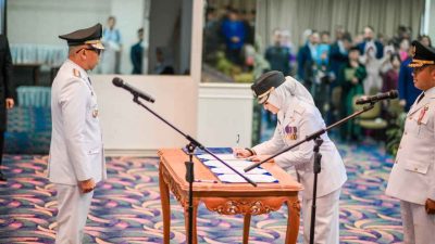 Nanda Indira dan Antonius Muhammad Ali Resmi Dilantik Sebagai Bupati dan Wakil Bupati Pesawaran 2025-2030
