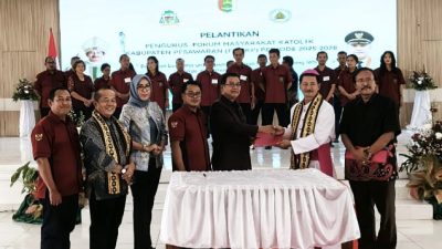 Hadiri Pelantikan Pengurus FMKKP, Anggota DPRD Kabupaten Pesawaran Evi Susiana: Ciptakan keharmonisan Antar Umat Beragama