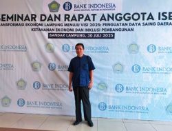 Ketua Sekolah Tinggi Ilmu Ekonomi (STIE) Gentiaras, Dr. Andy Fitriadi Dharma Tilaar, S.E., M.M Hadiri Seminar dan Rapat ISEI Lampung