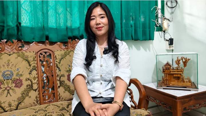 Koordinator TIM Medsos Xaveway, Fransiska Olivia Dewanti,M.Pd