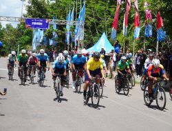 Tim Balap Sepeda Lampung Tunjukkan Performa Gemilang di Pornas Korpri XVII Palembang