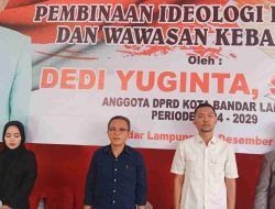 Anggota Fraksi PDI-Perjuangan DPRD Kota Bandar Lampung Dedi Yuginta Sosialisasi Ideologi Pancasila di Kelurahan Kota Baru