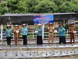 Ketua TP. PKK Provinsi Lampung Purnama Wulan Sari Mirza Gelar Kunjungan Kerja ke Lampung Barat, Canangkan Desa TAPIS