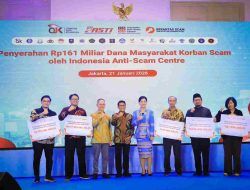 Indonesia Anti-Scam Centre Berhasil Kembalikan Ro161 Miliar Dana Masyarakat Korban Scam