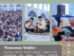 Shalat Ied Bersama Ribuan Masyarakat Lampung, Gubernur Rahmat Mirzani Djausal Ajak Masyarakat Perkuat Kepedulian dan Persatuan di Momentum Idulfitri 1447 H