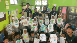 Mahasiswa KKNT Universitas Alma Ata Gelar Lomba Mewarnai di TK Masyitoh III Bantul, Jadi Penutup Pengabdian