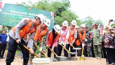 Ground Breaking Jembatan Perintis Garuda Perkuat Akses dan Konektivitas Masyarakat Desa Sukaraja