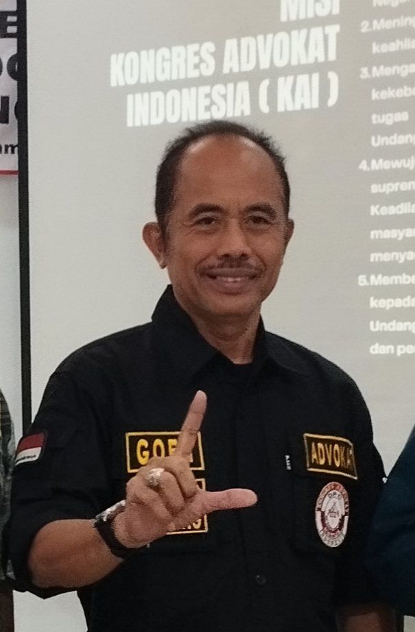 Ketua KAI Cabang Bandar Lampung, Goenawan Prihartono