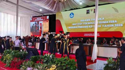 Itera Gelar Wisuda ke-24, Sebanyak 1.288 Lulusan Siap Terjun Ke Dunia Kerja dan Menciptakan Lapangan Pekerjaan