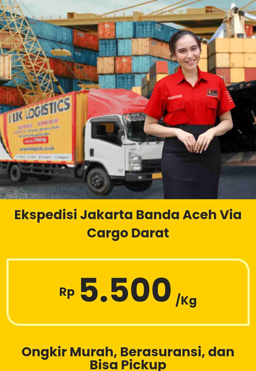Ekspedisi Jakarta Banda Aceh Bersama Klik Logistics