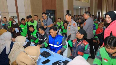 Ribuan Warga Lampung Nikmati Layanan Kesehatan Gratis dari Polda Lampung
