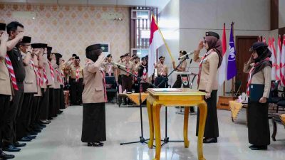 Ketua Kwartir Daerah (Kwarda) Gerakan Pramuka Lampung Jihan Nurlela Lantik Elfianah sebagai Ketua Mabicab Gerakan Pramuka Kabupaten Mesuji masa bakti 2025–2030