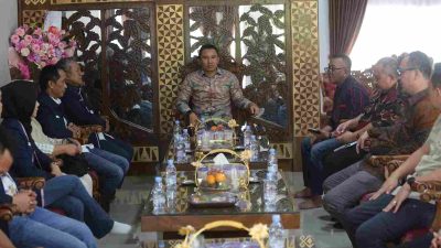 Terima Kunjungan JMSI Lampung, Bupati Parosil Nilai Kolaborasi dengan Media Siber Sangat Strategis
