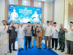 Wagub Jihan Nurlela Bersama  Forkopimda, Tokoh Agama, dan Tokoh Masyarakat Hadiri Doa Bersama Lintas Agama dalam Rangka Hari Bhayangkara ke-80