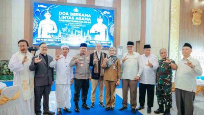 Wagub Jihan Nurlela Bersama  Forkopimda, Tokoh Agama, dan Tokoh Masyarakat Hadiri Doa Bersama Lintas Agama dalam Rangka Hari Bhayangkara ke-80