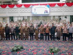 Wagub Jihan Nurlela Dampingi Wamen HAM Mugiyanto dalam Sosialisasi Penguatan Kapasitas HAM bagi ASN di Lingkungan Pemprov Lampung