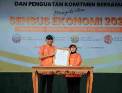 Apel Siaga Sensus Ekonomi 2026 Digelar di Provinsi Lampung, Dipimpin Langsung Kepala BPS RI Amalia Adininggar Widyasanti, Gubernur Rahmat Mirzani Djausal Ajak Masyarakat Sukseskan Sensus Ekonomi 2026 sebagai Fondasi Data Pembangunan Ekonomi