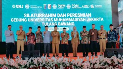 Wagub Jihan Nurlela Dampingi Mendikdasmen Abdul Mu’ti Resmikan Kampus Universitas Muhammadiyah Jakarta di Kabupaten Tulang Bawang, Berdiri di Lokasi Bekas Universitas Megou Pak