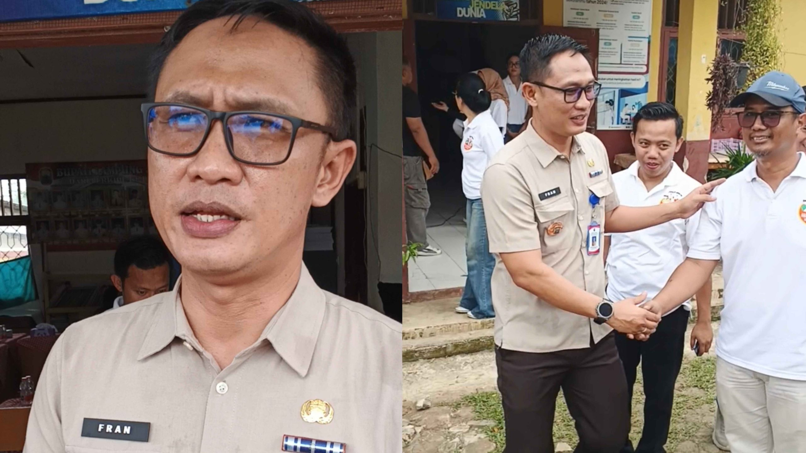 Camat Sidomulyo, Kab. Lampung Selatan, Fran Sinatra Adung, S.P., M.M